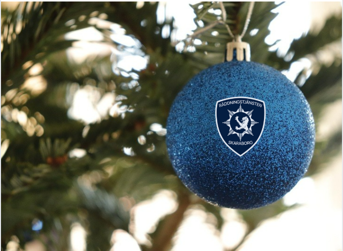 God Jul och Gott Nytt år önskar Räddningstjänsten Skaraborg